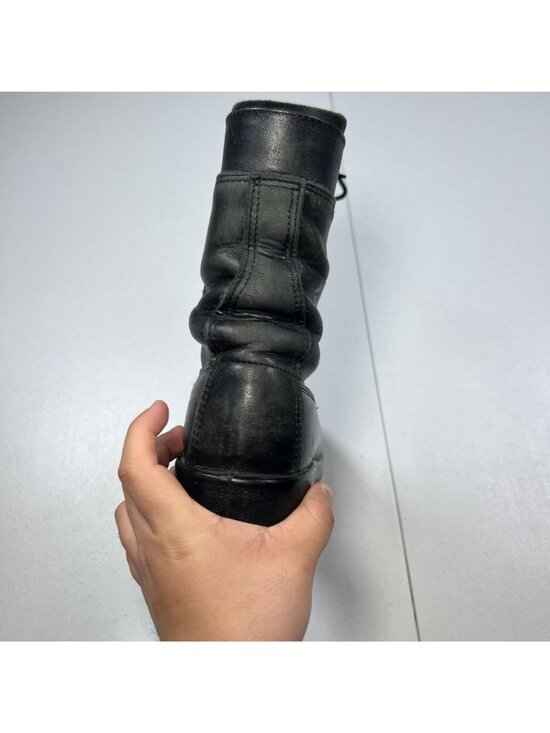 Belleville Mens 360 ST Black Leather Military Tactical Steel Toe Boots Size 8M main image 12